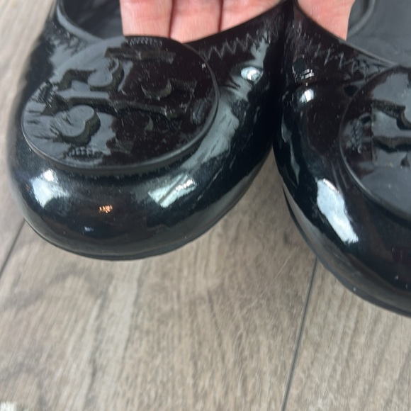 Tory Burch patent leather black flats 8 - Picture 5 of 6